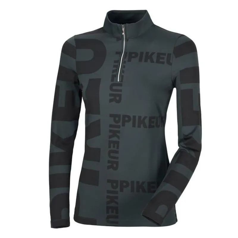 Pikeur Ladies Ennie Long Sleeved Top - Antique Green